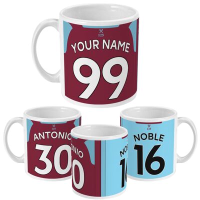 West Ham - Personalised 2020/21 Home/Away Mug