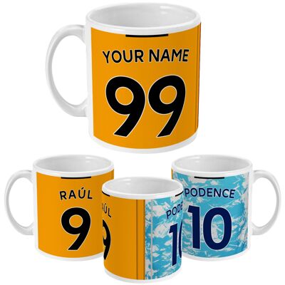 Wolves - Personalised Home/Away Mug