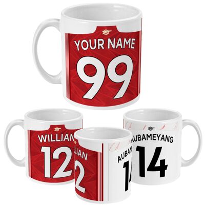 Arsenal - Personalised Home/Away Mug 2020/21