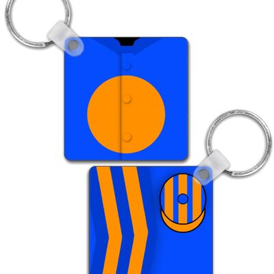 Michael Tabor Silks - Double Sided Keyring