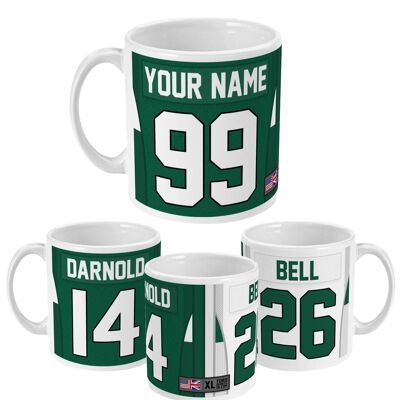 New York NYJ - Personalised Home/Road Mug