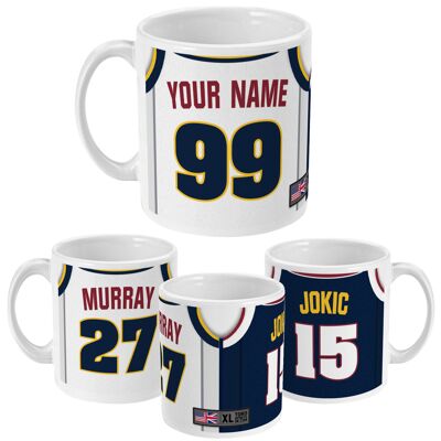 Denver - Custom Personalised Basketball Jersey Mug