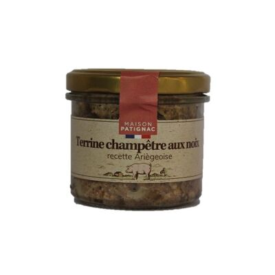 Terrine champêtre aux noix, recette Ariégeoise