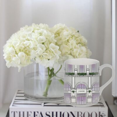 Window Shopping- J'adore Tasse en porcelaine fine