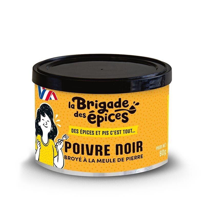 Pepe nero macinato a pietra - 80g