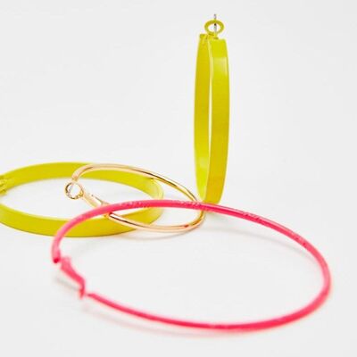 Summer Neon Hoop Set