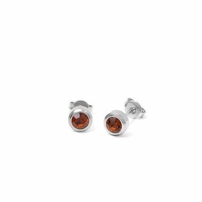 Chakra Gem Studs - orange