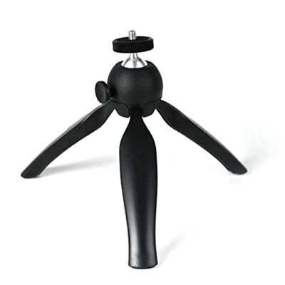360 Degree Tripod - Rotating Head - Ideal for Lenso Mini Projector or Other - Allows Better Projection - Black