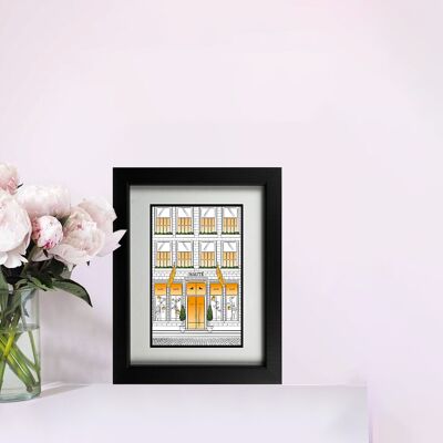 Window Shopping- Haute Framed Print