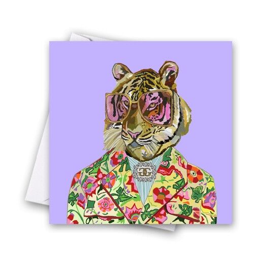 Fashion Animals- Biglietto di auguri Tommy