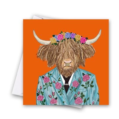 Fashion Animals- Harold Greeting Card