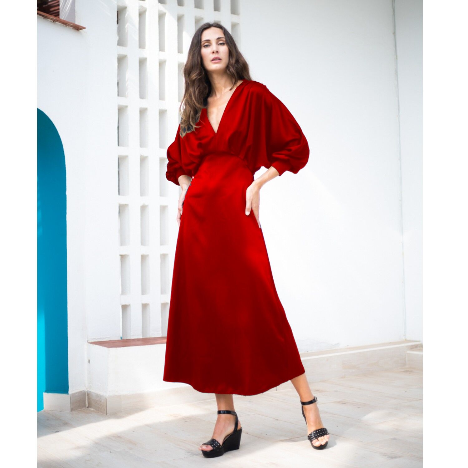 Maxi abito margherita