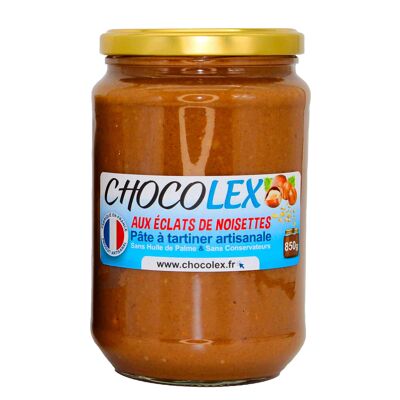 Chocolex with hazelnut chips 850g