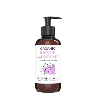 LAVENDER AND AVOCADO CONDITIONER - Detangling and nourishing mask without silicones - 250 ml