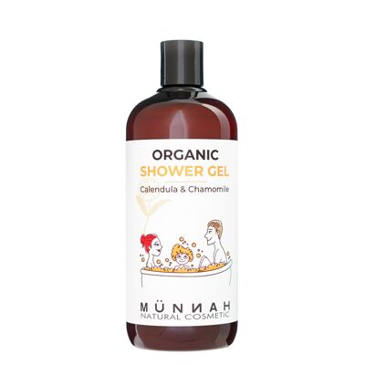 GEL DE DUCHA BIO DERMOPROTECTOR CON CALÉNDULA - Para pieles sensibles y atópicas