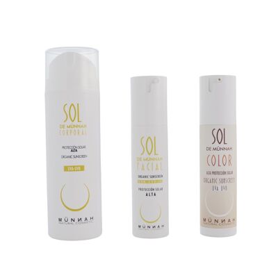 SOL DE MÜNNAH Body -Natural and moisturizing sun protection with physical filter against UVA/UVB/UVC/IR - 150 ml