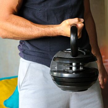 Kettlebell ajustable Massforce - De 2 à 18kg 10