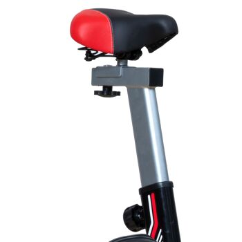 Massforce Pro Vélo Spinning - Vélo d'appartement - Entraînement cardio - Siège réglable - Écran LCD - Silencieux 8