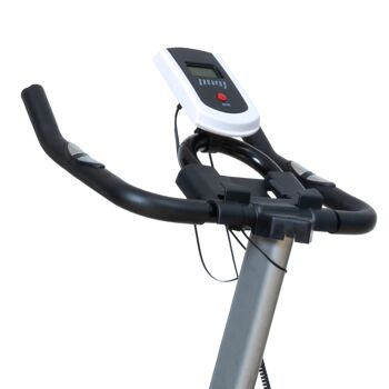 Massforce Pro Vélo Spinning - Vélo d'appartement - Entraînement cardio - Siège réglable - Écran LCD - Silencieux 9