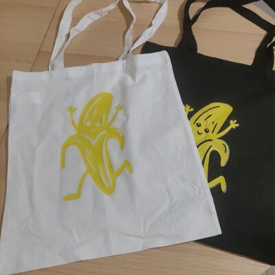 Borsa shopping banana racing con manico lungo - 002