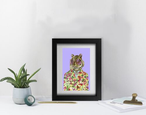 Fashion Animals– Tommy Framed Print