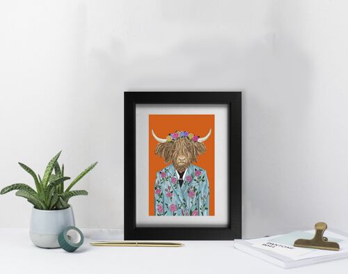 Fashion Animals– Harold Framed Print