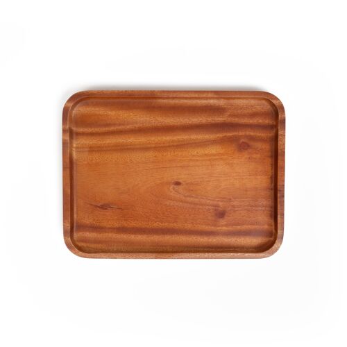 Spring Tableware - Appetizer Tray - Handmade - Khaya Wood - Eco-friendly