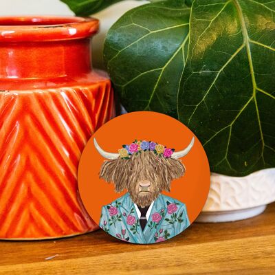 Fashion Animals- Harold Fine Bone China Coaster