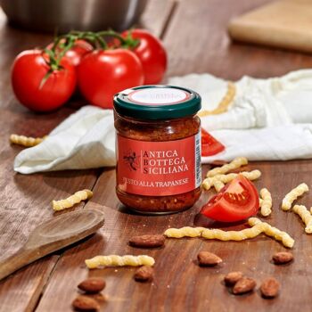 Pesto Trapanais aux Tomates, Amandes et Ail - 90g 3