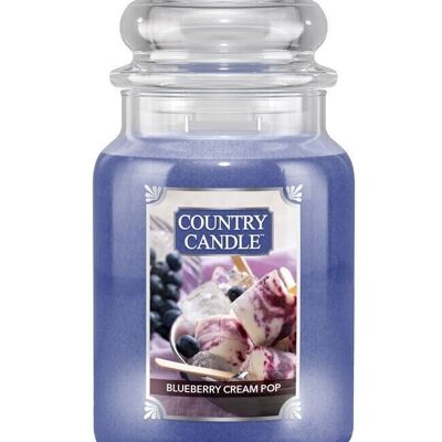 Blueberry Cream Pop Large scented candle