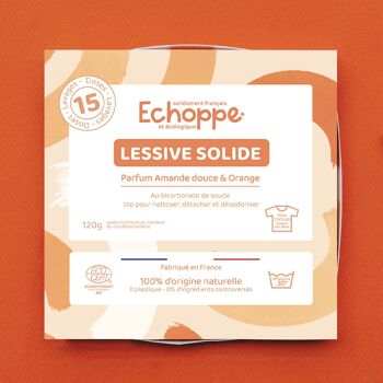 Lessive solide - Amande douce & Orange 1