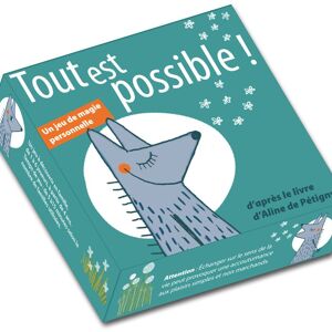 jeu Tout est possible - 54 cartes en boîte cloche (turquoise)