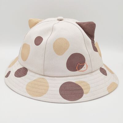 Cat bucket hat - Calico - Medium