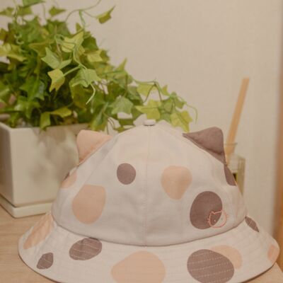 Cat bucket hat - Calico - Large