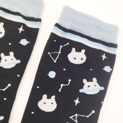 Space buns socks