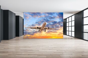 Avion au-dessus de Dubaï Papier Peint Papier Peint Mur Art Non Collé Papier Peint Décor Texturé Grand Mur Art Imprimer 4