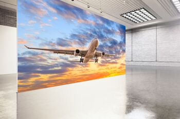 Avion au-dessus de Dubaï Papier Peint Papier Peint Mur Art Non Collé Papier Peint Décor Texturé Grand Mur Art Imprimer 10