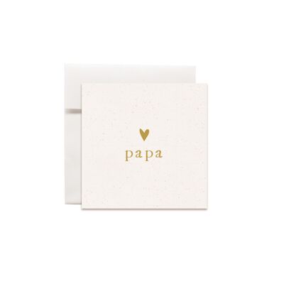 Mini tarjetas de felicitación palabras dulces Papá