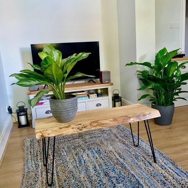 Tappeto in juta intrecciata Blu 5x8