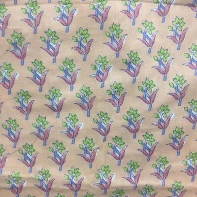 Christine Floral Handprinted Fabric 10m