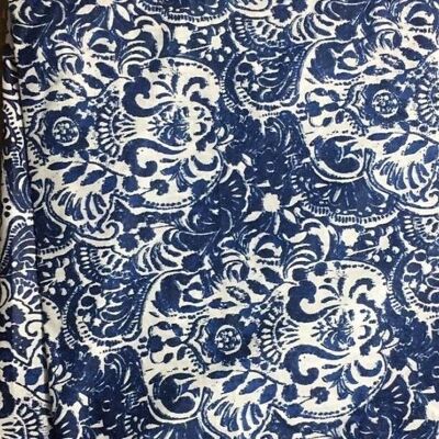 Dea Floral Handprinted Fabric 10m