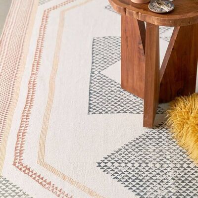 Geometrical Hand Knotted Area Rug 4x6  ( Set of 3)