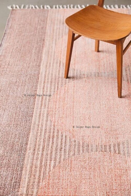 Handmade Pink Sunset Rug 5x8 ft  ( Set of 3)