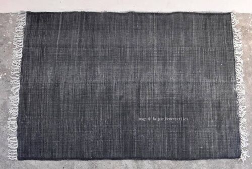 Handmade Stone Wash Grey Rug 4x6 ft  ( Set of 3)