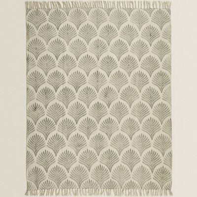 Tapis imprimé bloc Rangoli 4x6 pi (Ensemble de 3)