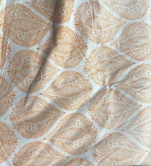 10m Sunshine Floral Handprinted Fabric
