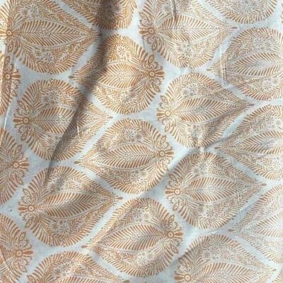 10m Sunshine Floral Handprinted Fabric