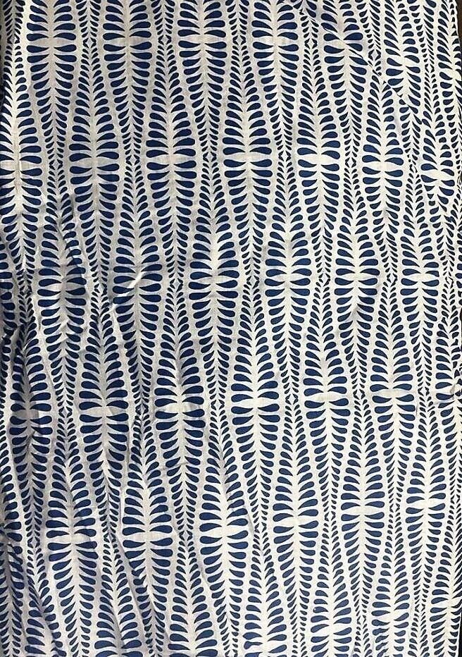 Tissu imprimé à la main floral du pays des merveilles de 10 m