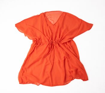 Robe pour femme - tissu fin - robe de plage - S/M et L/XL 2