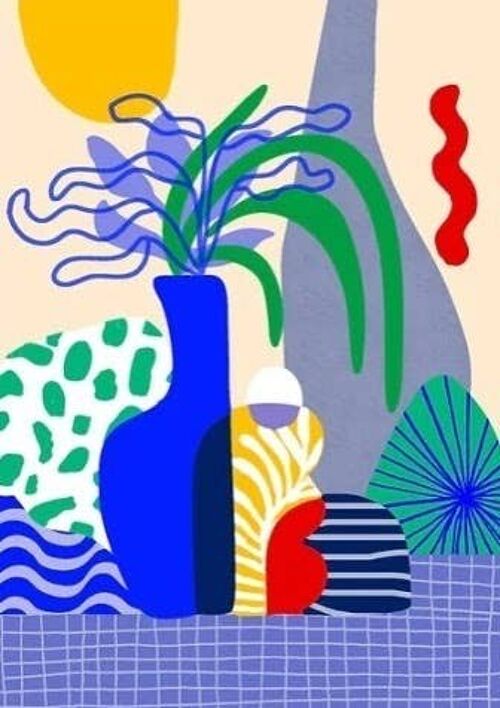 Cobalto Vase A4